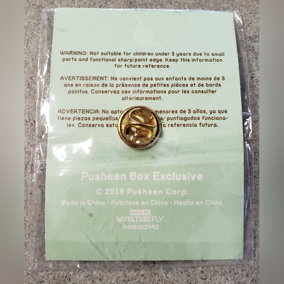 Pusheen Special Edition Gold Pin NWT - Picture 2 of 3